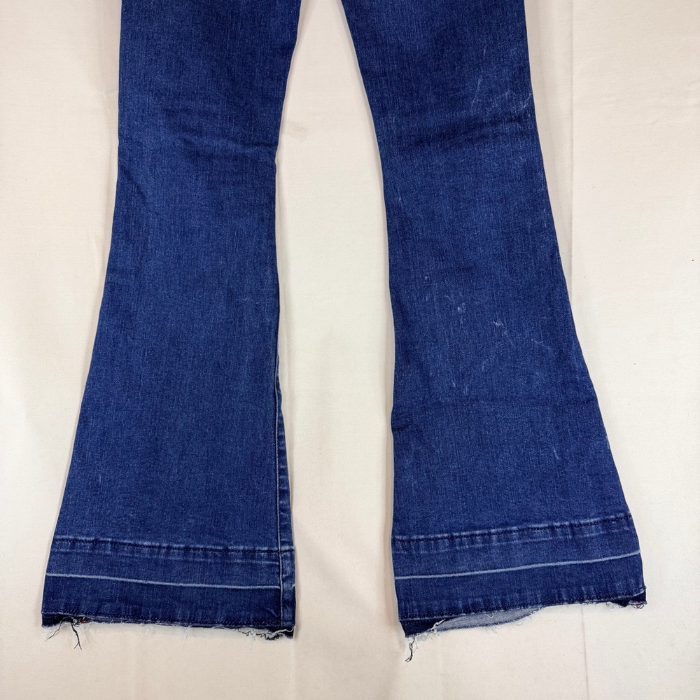 TIN HAUL Women’s Size 26/S Denim Jeans Flare Style Fit Stretch - Picture 12 of 16